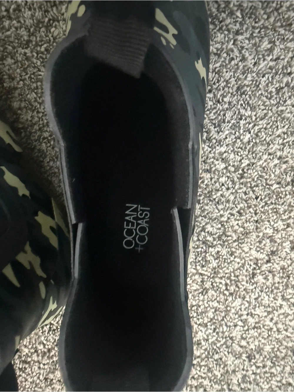 New Men's Camouflage Rain & Snow Ankle Boots - Green Camo $25